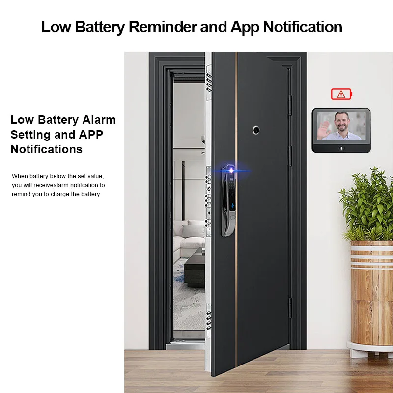 Умный дверной видеодомофон Danmini HD с камерой-глазком 2K, 4,3-дюймовым экраном, 3 МП камерой и супер ночным видением
Умный дверной видеодомофон Danmini HD с камерой-глазком 2K, 4,3-дюймовым экраном, 3 МП камерой и супер ночным видением