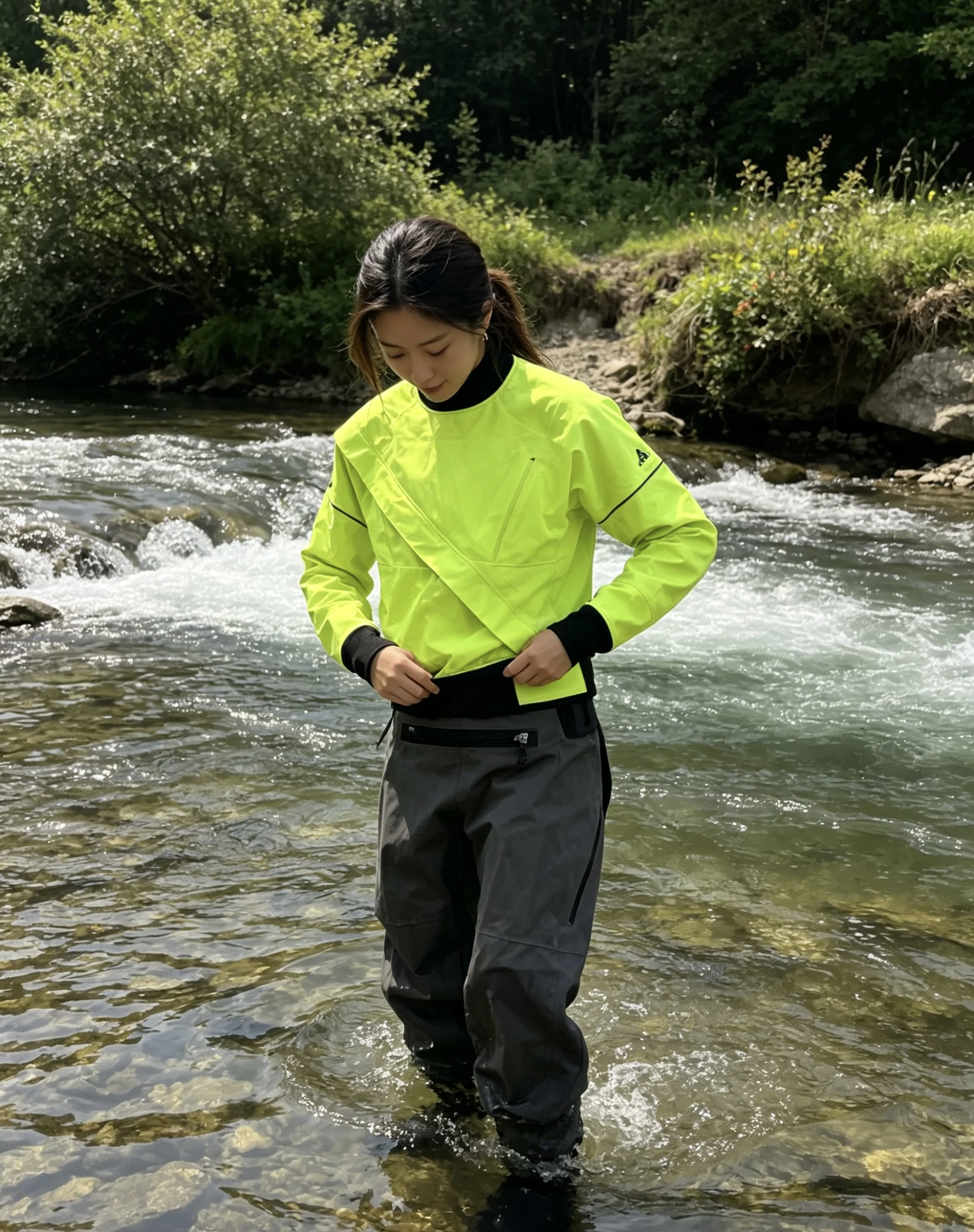 Men's Kayak Drysuit 3-Layer Waterproof Dry Suit with Latex Cuff And Neck for White Water Sailing Paddling And Kayaking
Men's Kayak Drysuit 3-Layer Waterproof Dry Suit with Latex Cuff And Neck for White Water Sailing Paddling And Kayaking