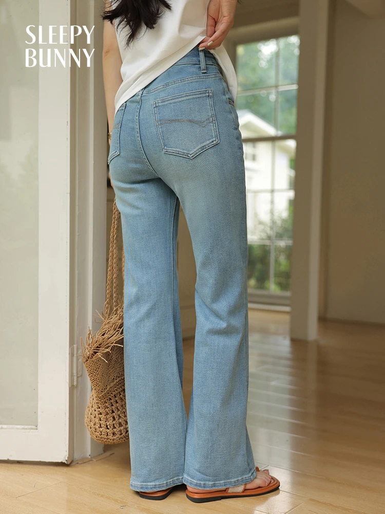 High Waist Flared Jeans Women Summer Vintage Style Contrast Stitch Denim Pants Casual Slim Fit Full Length Trousers Streetwear
High Waist Flared Jeans Women Summer Vintage Style Contrast Stitch Denim Pants Casual Slim Fit Full Length Trousers Streetwear