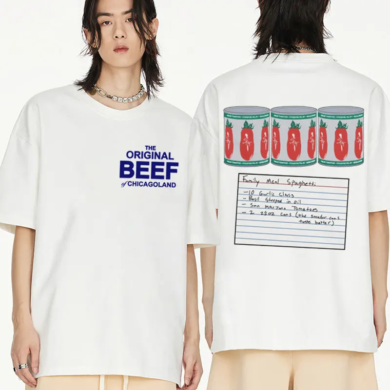 Italian Beef Sandwich The Bear TV Show Jeremy Allen printed t-shirt men The Original Beef of Chicagoland Oversized T shirt tops
Italian Beef Sandwich The Bear TV Show Jeremy Allen printed t-shirt men The Original Beef of Chicagoland Oversized T shirt tops