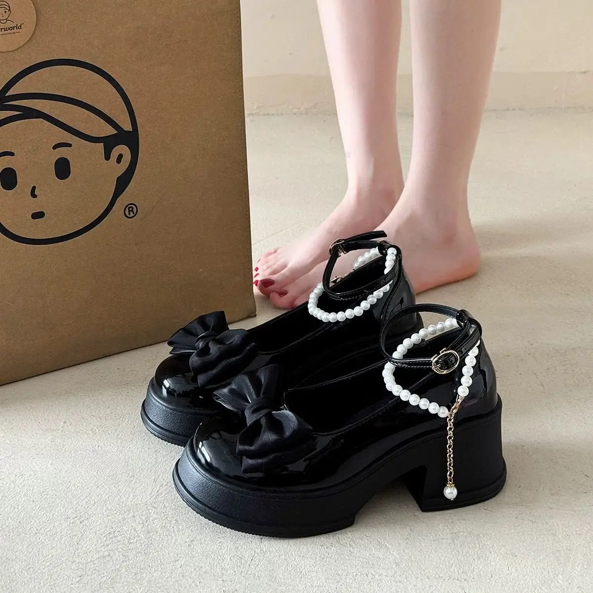 Classic Mary Jane Loafers Thick Bottom Low Cut Elegant Pumps for Women Spring Season New Daily Wear Comfort Fit
Classic Mary Jane Loafers Thick Bottom Low Cut Elegant Pumps for Women Spring Season New Daily Wear Comfort Fit