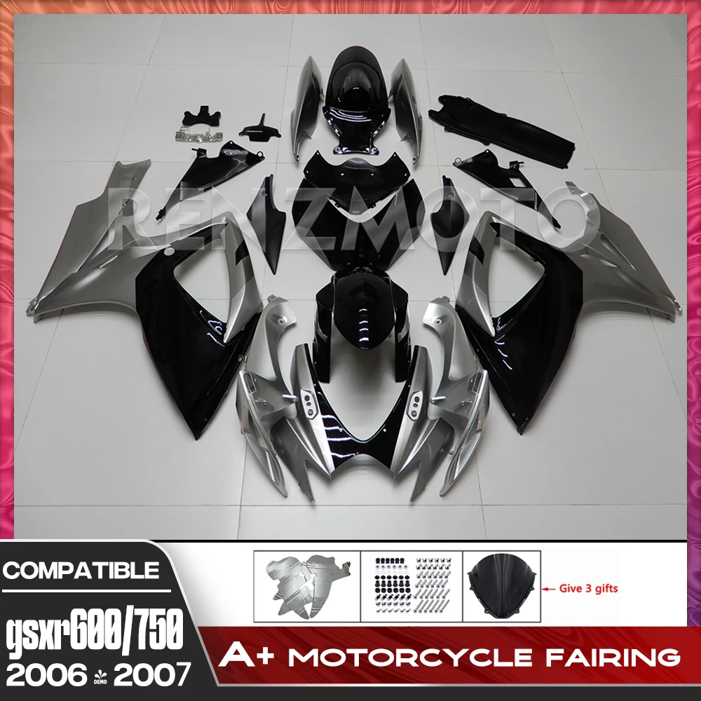 Для Suzuki GSX-R600 R750 gsxr600 750 2006-2007 K6 K7 комплект обтекателей для мотоцикла, комплект кузова, пластиковые аксессуары, инъекционный кузов из АБС-пластика
Для Suzuki GSX-R600 R750 gsxr600 750 2006-2007 K6 K7 комплект обтекателей для мотоцикла, комплект кузова, пластиковые аксессуары, инъекционный кузов из АБС-пластика