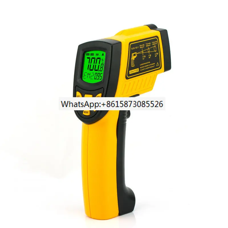 AR852 Digital Display Industrial Handheld Infrared Thermometer Food Baking Object Surface Temperature Measuring Instrument
AR852 Digital Display Industrial Handheld Infrared Thermometer Food Baking Object Surface Temperature Measuring Instrument
