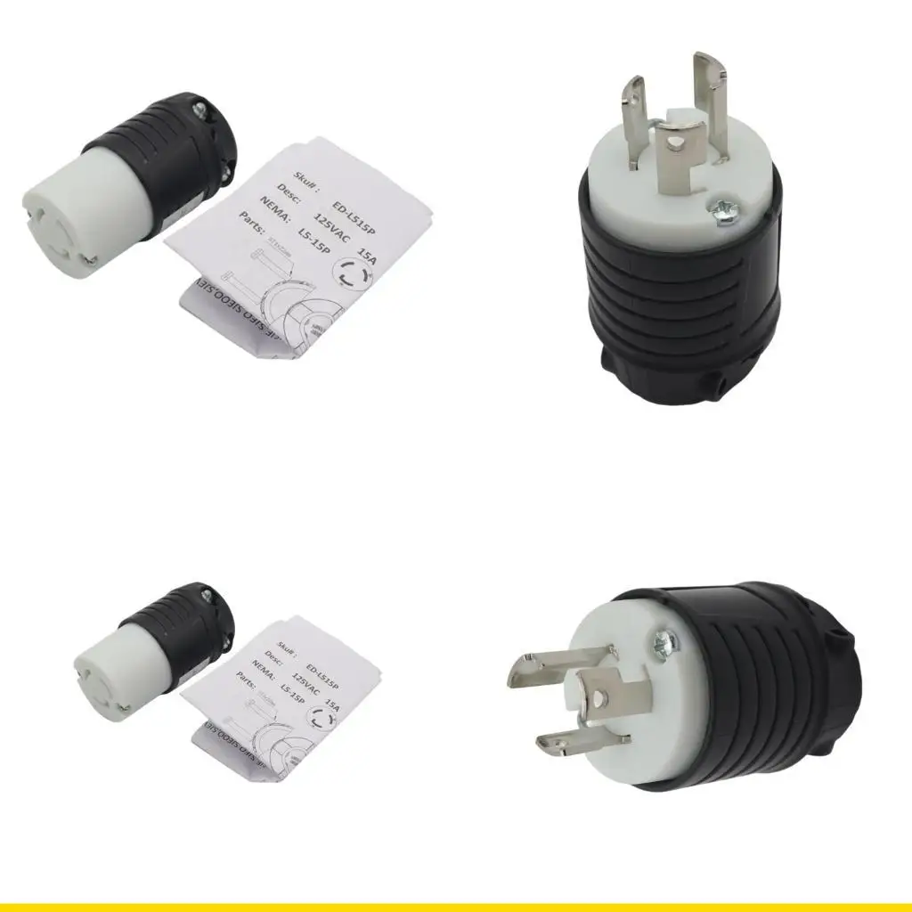SZCH Professional 15A 125V 2 Poles Outlet Plug Socket Connector Assembly Suitable for Power Equipment Motorhomes Accessories
SZCH Professional 15A 125V 2 Poles Outlet Plug Socket Connector Assembly Suitable for Power Equipment Motorhomes Accessories