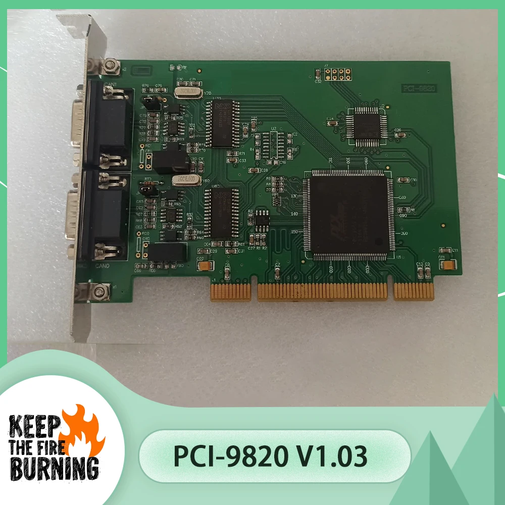 PCI-9820 V1.03 Dual port CAN card
PCI-9820 V1.03 Dual port CAN card