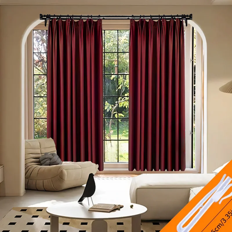 Высококачественные однотонные шторы для гостиной, спальни, балкона, оконные шторы от пола до потолка, готовый продукт, 2 шт.
Высококачественные однотонные шторы для гостиной, спальни, балкона, оконные шторы от пола до потолка, готовый продукт, 2 шт.