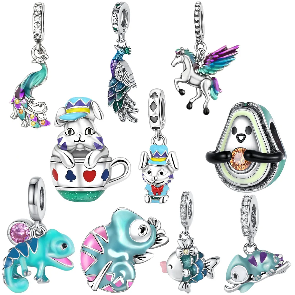 925 Sterling Silver Colorful Fish Charms Beads Fit Original Bracelets Bag Keychain Charms Beads Pendant Diy Women Jewelry Gift
925 Sterling Silver Colorful Fish Charms Beads Fit Original Bracelets Bag Keychain Charms Beads Pendant Diy Women Jewelry Gift
