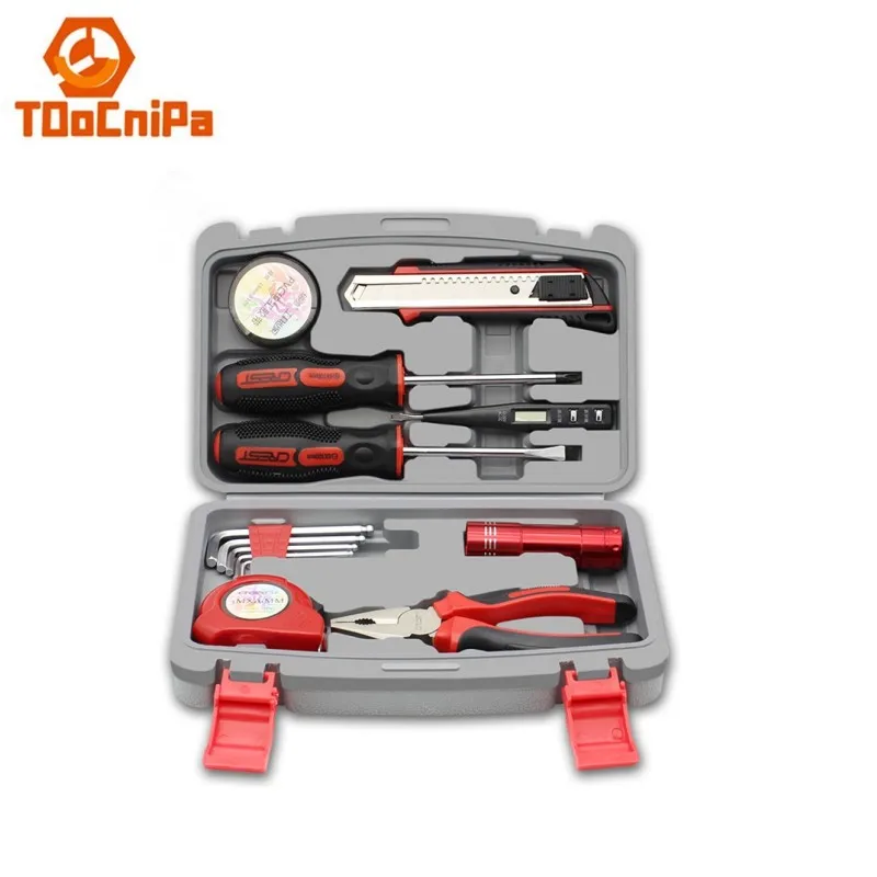 Household Repair Tool box Tool Case 128014 General Household Repair Hand Tool Set Plier Socket Wrench Saw Screwdriver KnifeTool
Household Repair Tool box Tool Case 128014 General Household Repair Hand Tool Set Plier Socket Wrench Saw Screwdriver KnifeTool
