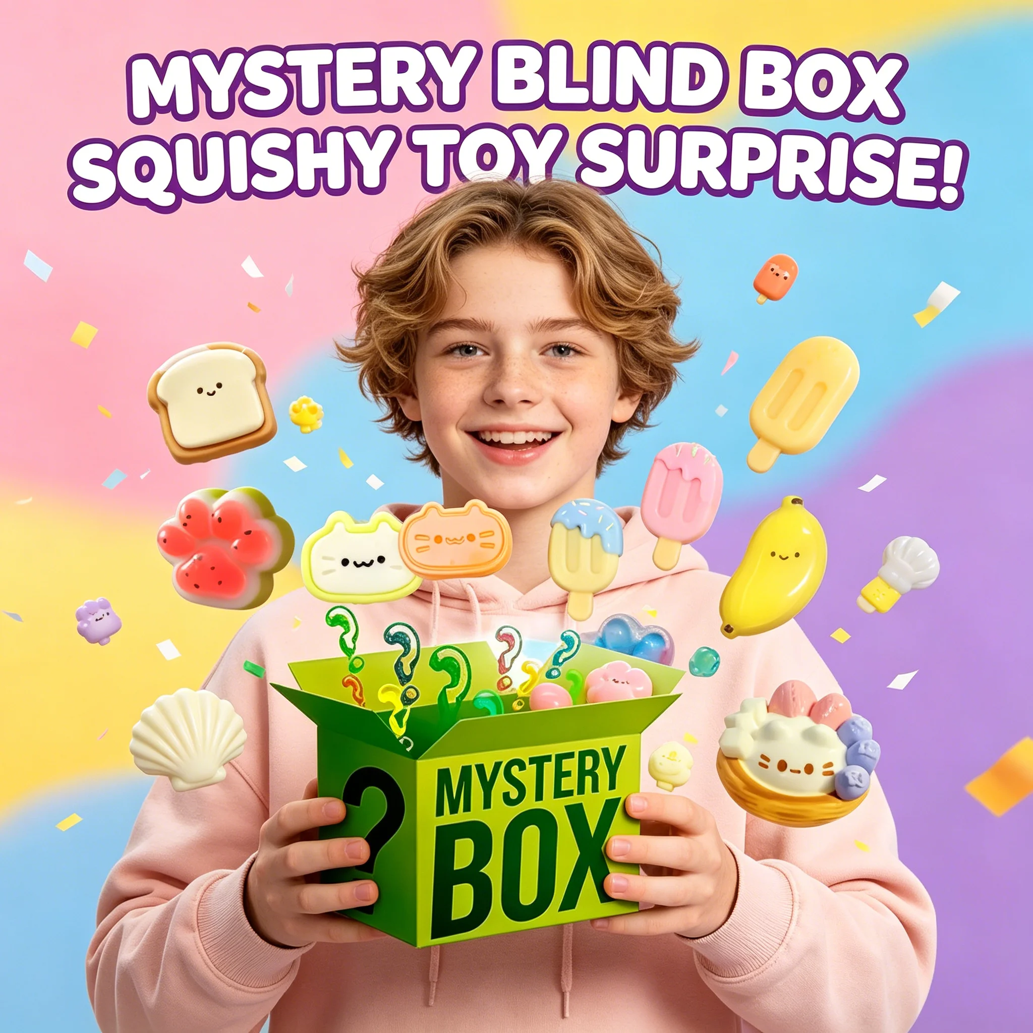 Daily Rest Sensory Toy Surprise Blind Box Cat Foot Mochi Squishy, Cute Paw Fidget Toy, Kawaii Pocket TPR Soft Squeeze Relief Toy
Daily Rest Sensory Toy Surprise Blind Box Cat Foot Mochi Squishy, Cute Paw Fidget Toy, Kawaii Pocket TPR Soft Squeeze Relief Toy