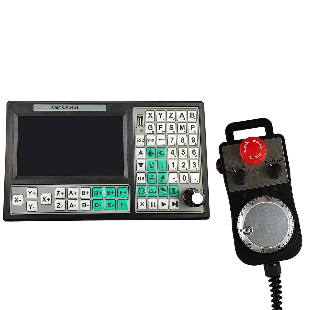 Selected high-quality products SMC5-5-N-N Motion Control System 7-Inch Large Screen with 6-Axis Emergency Stop Handwheel
Selected high-quality products SMC5-5-N-N Motion Control System 7-Inch Large Screen with 6-Axis Emergency Stop Handwheel