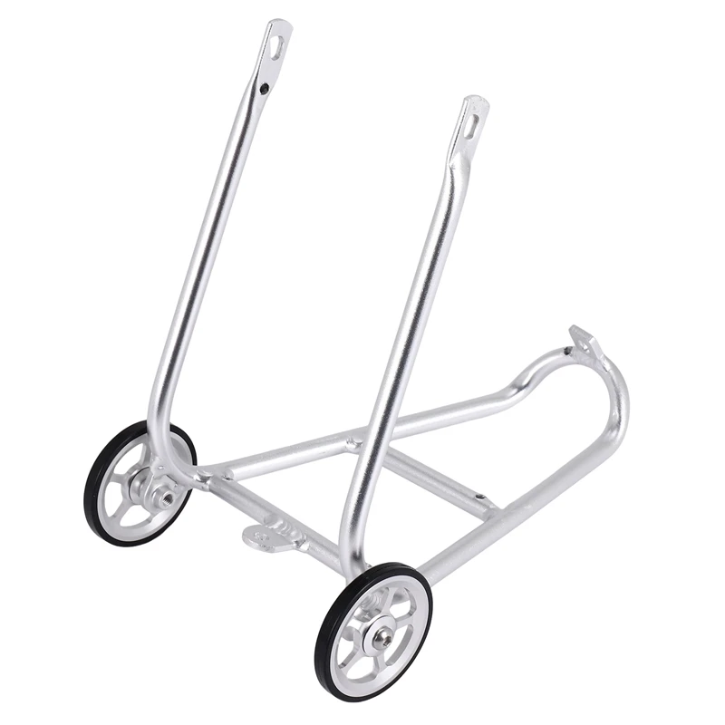 ABJX New Aluminum Alloy Bike Rear Rack For Brompton With Easy Wheels Bicycle Holder Luggage Shelf Bicycle Accessories
ABJX New Aluminum Alloy Bike Rear Rack For Brompton With Easy Wheels Bicycle Holder Luggage Shelf Bicycle Accessories