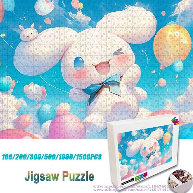 Sanrio Cinnamoroll Puzzle Jigsaw 108/200/300/500/1000/1500Pcs Intelligence Puzzles Unisex Christmas/birthday Gift with Box
Sanrio Cinnamoroll Puzzle Jigsaw 108/200/300/500/1000/1500Pcs Intelligence Puzzles Unisex Christmas/birthday Gift with Box