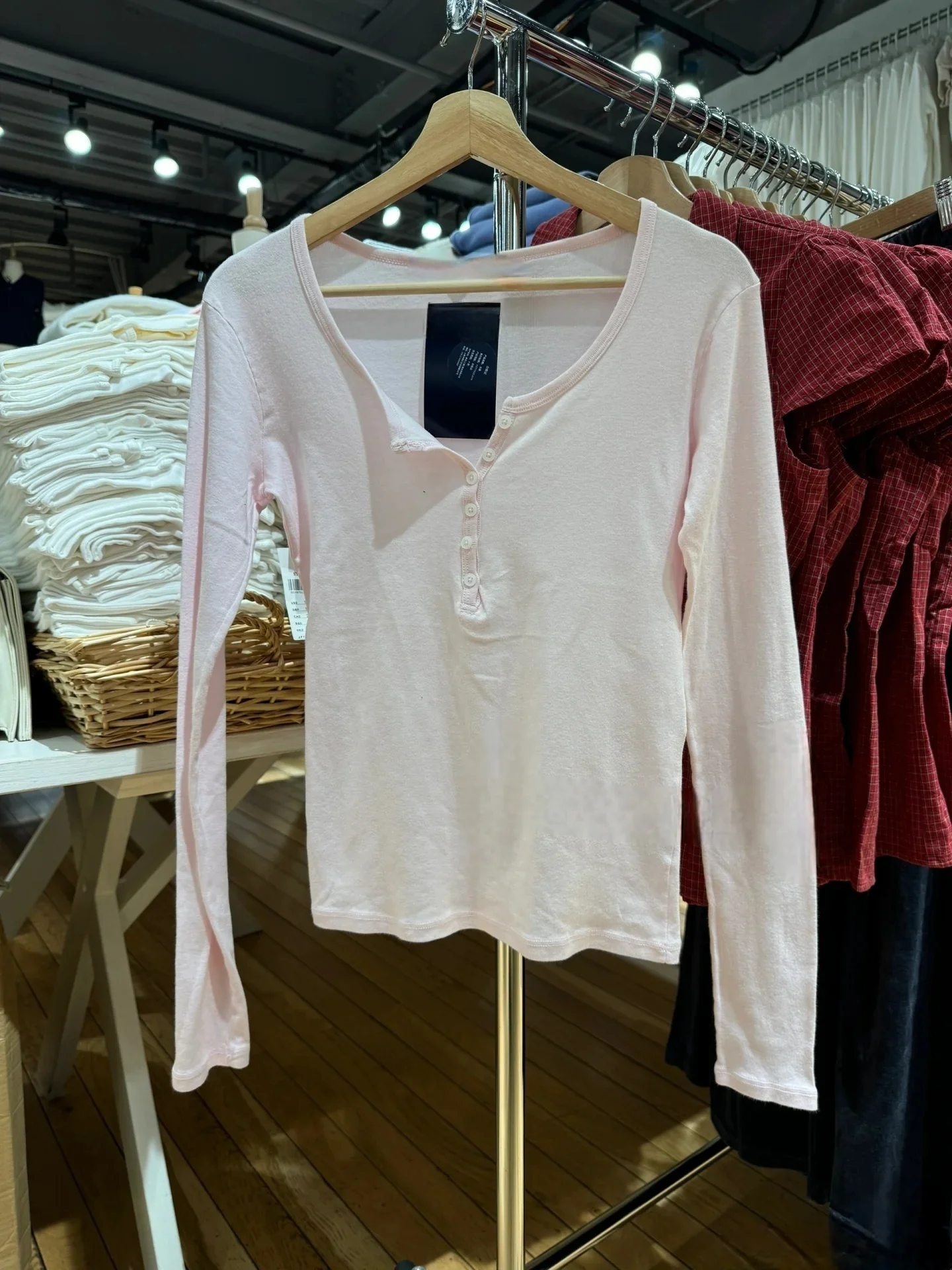 BM New Pink Long Sve Женская футболка Slim Fit Base irt Micro Прозрачный круглый хлопковый повседневный топ Ne ort Length
BM New Pink Long Sve Женская футболка Slim Fit Base irt Micro Прозрачный круглый хлопковый повседневный топ Ne ort Length