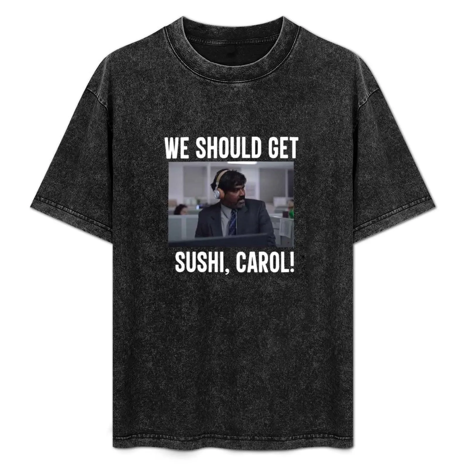 We Should Get Sushi Carol T-Shirt Casual Street Style Short Sleeve Tee
We Should Get Sushi Carol T-Shirt Casual Street Style Short Sleeve Tee