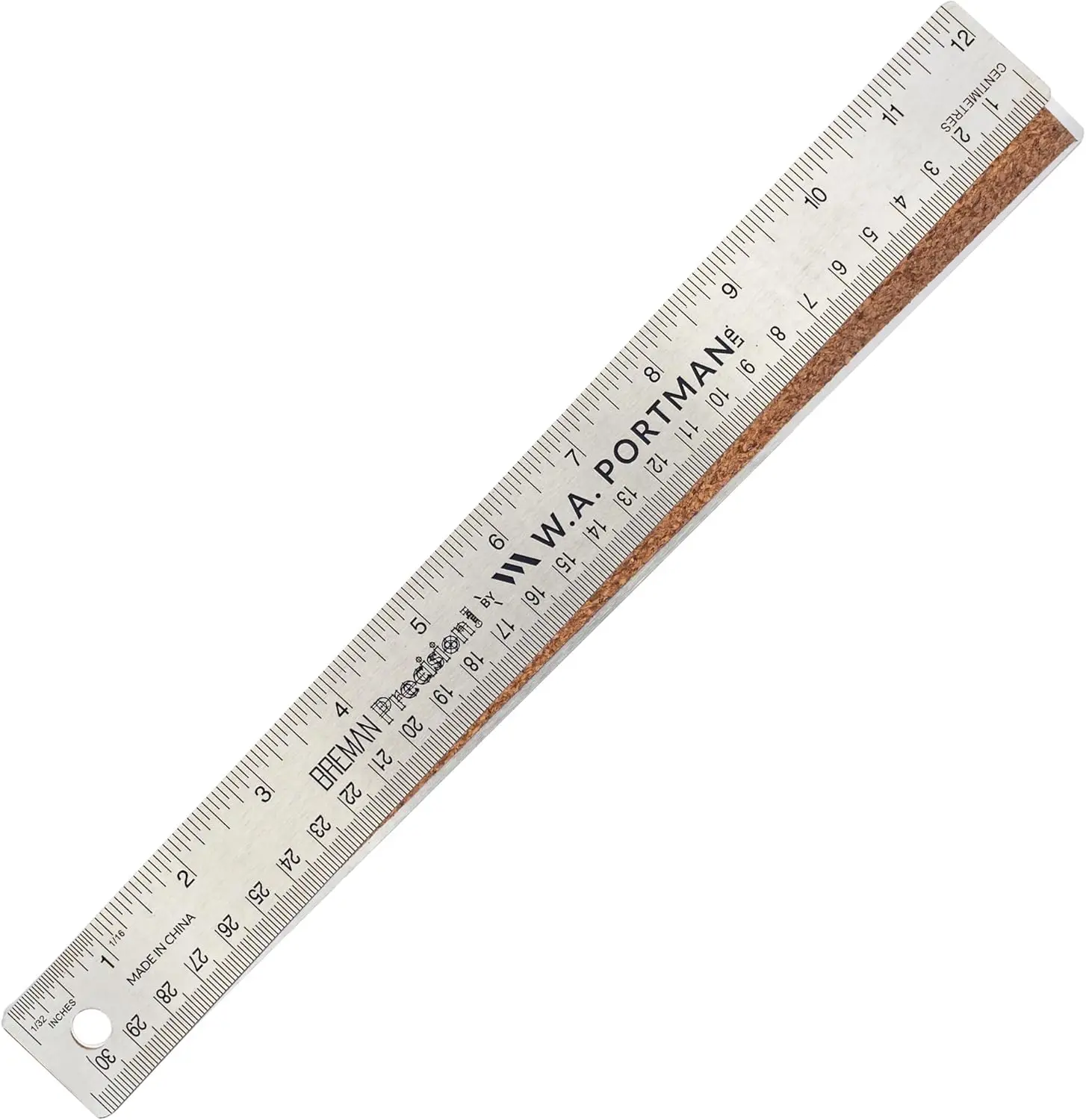 12 Inch Precision Metal Ruler with Cork Back, Stainless Steel Straight Edge for Crafting and School Use
12 Inch Precision Metal Ruler with Cork Back, Stainless Steel Straight Edge for Crafting and School Use
