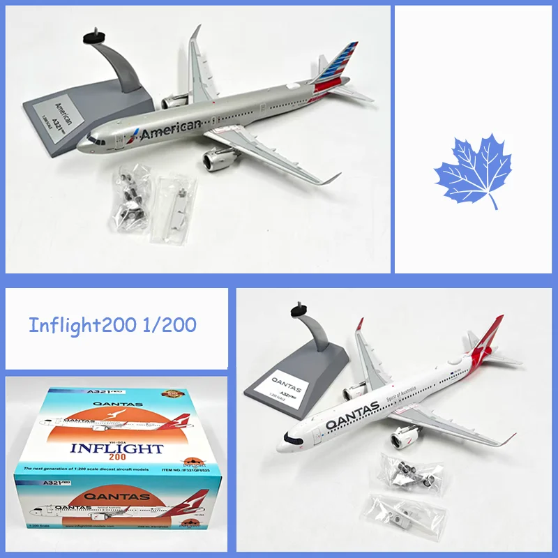 Inflight200 1/200 Scale A321neo N405AN/A321neo VH-OGA/A320 XA-VIH Airplane Alloy Model Classics Adult Souvenir Gift
Inflight200 1/200 Scale A321neo N405AN/A321neo VH-OGA/A320 XA-VIH Airplane Alloy Model Classics Adult Souvenir Gift