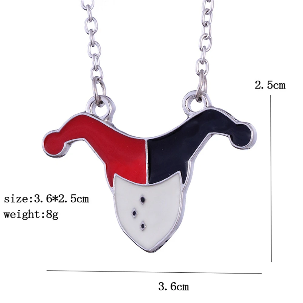 Горячее ожерелье из фильма Харли, ожерелье с бейсбольной битой, цирковой кулон, вентилятор фильма, подарки, реквизит для косплея, мужские и женские ювелирные аксессуары
Горячее ожерелье из фильма Харли, ожерелье с бейсбольной битой, цирковой кулон, вентилятор фильма, подарки, реквизит для косплея, мужские и женские ювелирные аксессуары