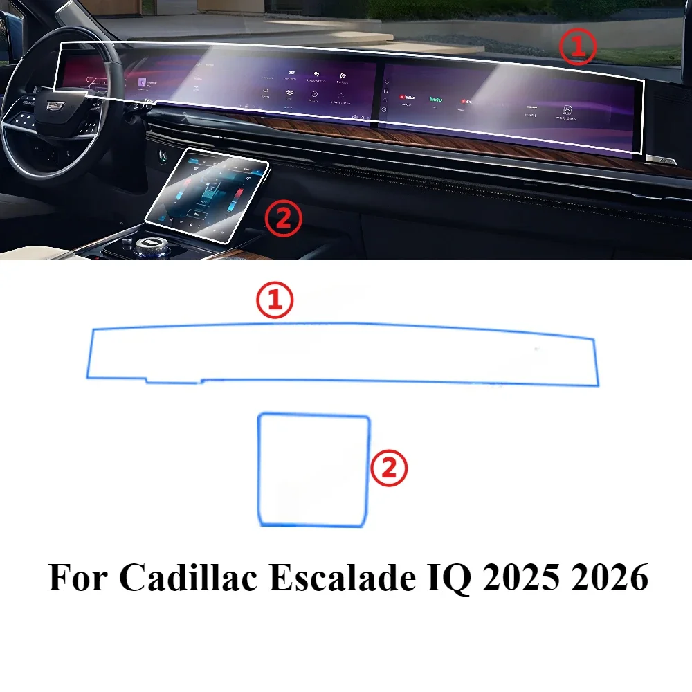 Protective Film For Cadillac Escalade IQ 2025 2026 Accessories Interior Transparent TPU Navigation Gear Panel Center Console PPF
Protective Film For Cadillac Escalade IQ 2025 2026 Accessories Interior Transparent TPU Navigation Gear Panel Center Console PPF