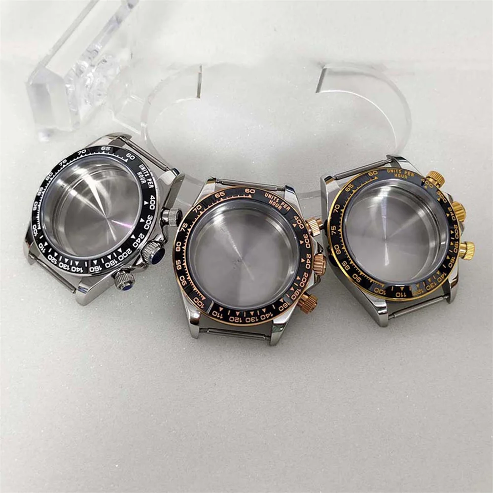 Stainless Steel Ceramic Bezel Between Color Watch Case Watch Shell Accessories for VK63 Quartz Movement Fit for 29.5MM Dial
Stainless Steel Ceramic Bezel Between Color Watch Case Watch Shell Accessories for VK63 Quartz Movement Fit for 29.5MM Dial