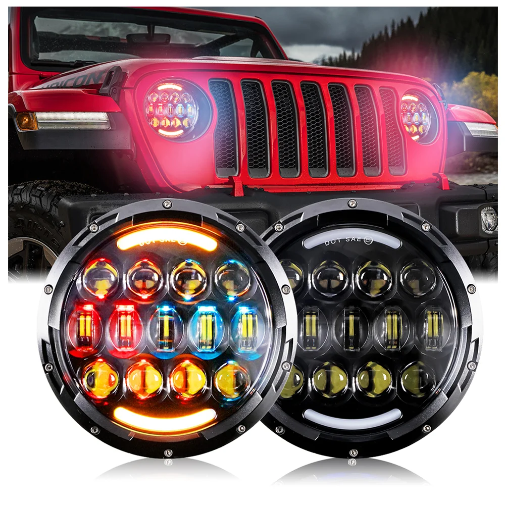 STLF Loyo Special Wranglers Jk Аксессуары Rgb 7-дюймовый налобный фонарь с управлением по телефону Простая установка 7-дюймовая фара для Jk
STLF Loyo Special Wranglers Jk Аксессуары Rgb 7-дюймовый налобный фонарь с управлением по телефону Простая установка 7-дюймовая фара для Jk