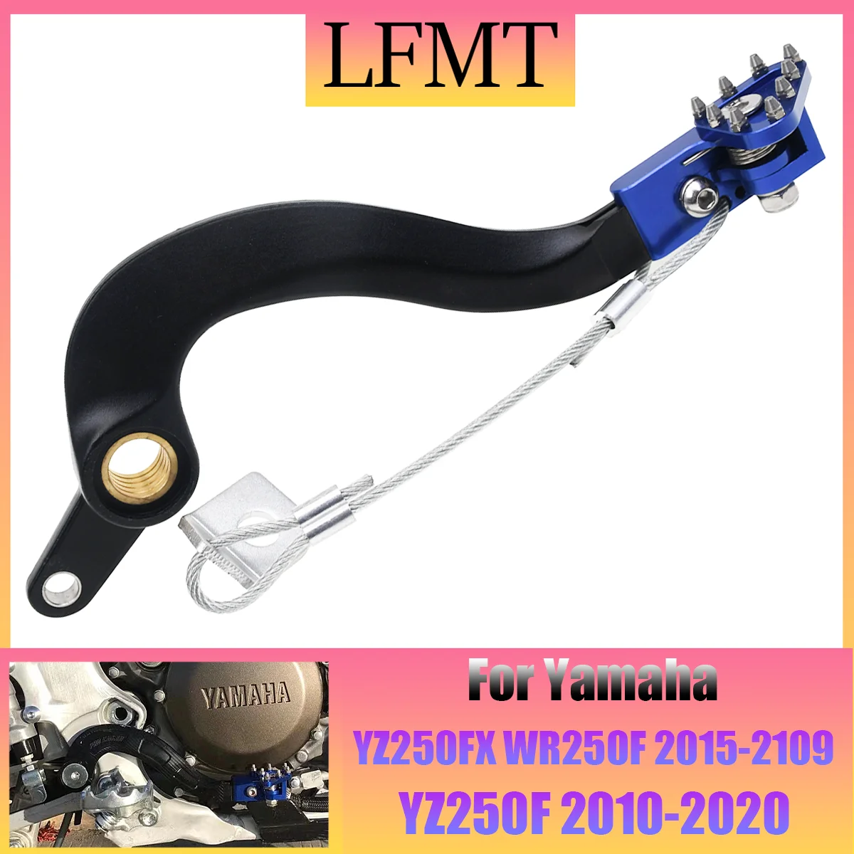 Off-road motorcycle CNC modified accessories foot brake lever For Yamaha YZF250/F/WR250F/YZ250FXuniversal version brake lever
Off-road motorcycle CNC modified accessories foot brake lever For Yamaha YZF250/F/WR250F/YZ250FXuniversal version brake lever