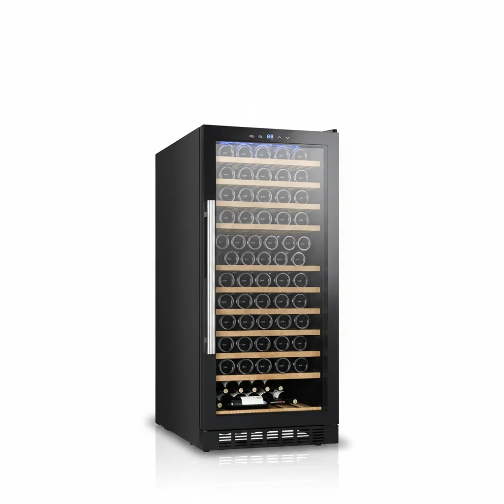 133 Bottle Wine Cooler, Compressor Chiller with Glass Door, Single-Zone Stainless Steel Fridge for Home Bar Wine Cellar
133 Bottle Wine Cooler, Compressor Chiller with Glass Door, Single-Zone Stainless Steel Fridge for Home Bar Wine Cellar