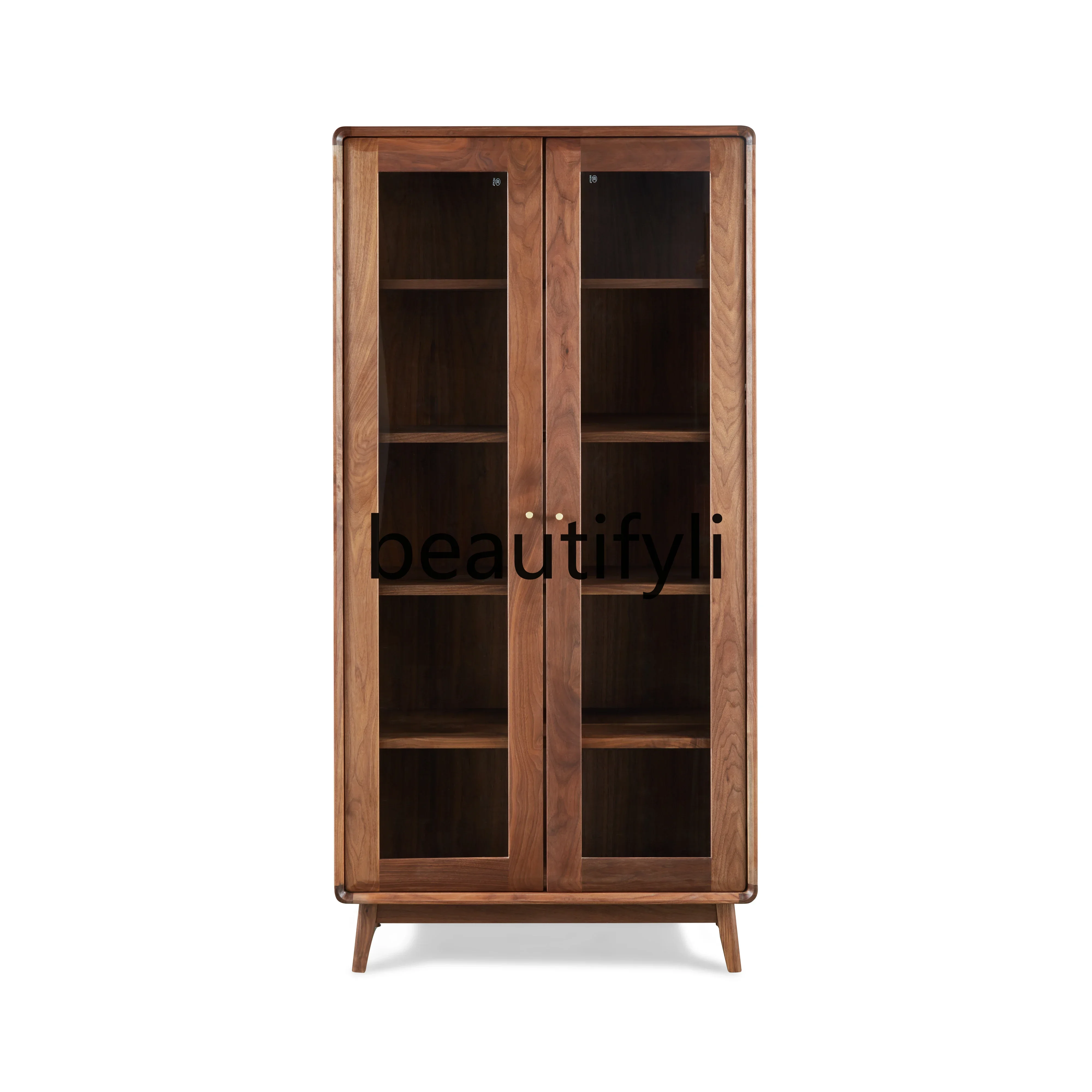 Black walnut solid wood combination bookcase, large-capacity locker, storage bookcase, simple vertical cabinet
Black walnut solid wood combination bookcase, large-capacity locker, storage bookcase, simple vertical cabinet