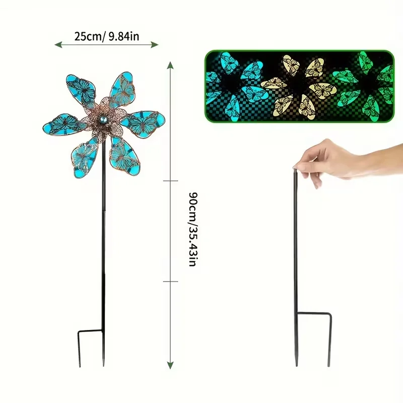 Butterfly garden windmills for garden lawn decorations and outdoor garden ornaments
Butterfly garden windmills for garden lawn decorations and outdoor garden ornaments