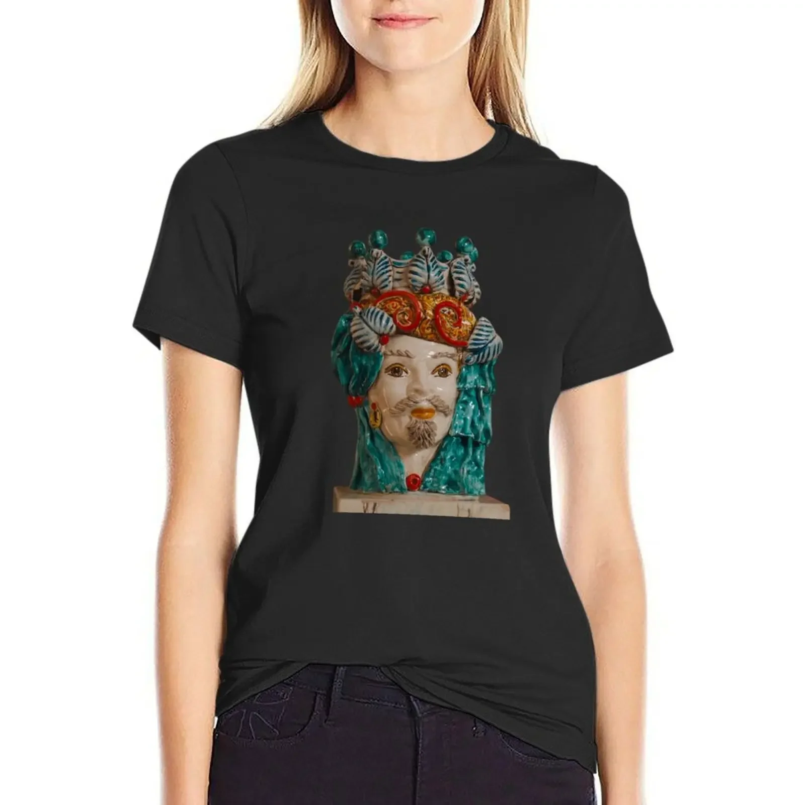 The White Lotus - Testa di Moro Statue/Sculpture T-Shirt vintage clothes hippie clothes spring clothes Women 2024
The White Lotus - Testa di Moro Statue/Sculpture T-Shirt vintage clothes hippie clothes spring clothes Women 2024
