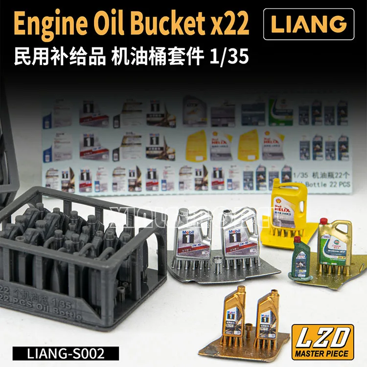 LIANG Model Scene S002 1/35 Engine Oil Bucket x22 DIY Toy
LIANG Model Scene S002 1/35 Engine Oil Bucket x22 DIY Toy