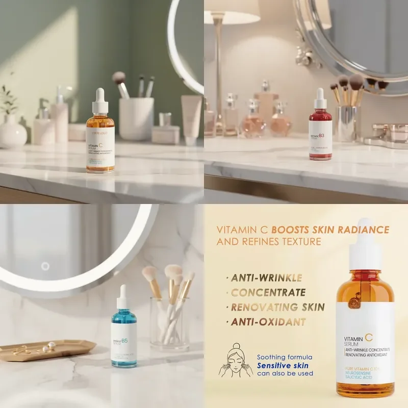 【CHIMU HOME】 Pure Vitamin C Face Serum with Hyaluronic Acid and Salicylic Acid Anti-Aging Moisturizer for Wrinkles and Uneven
【CHIMU HOME】 Pure Vitamin C Face Serum with Hyaluronic Acid and Salicylic Acid Anti-Aging Moisturizer for Wrinkles and Uneven