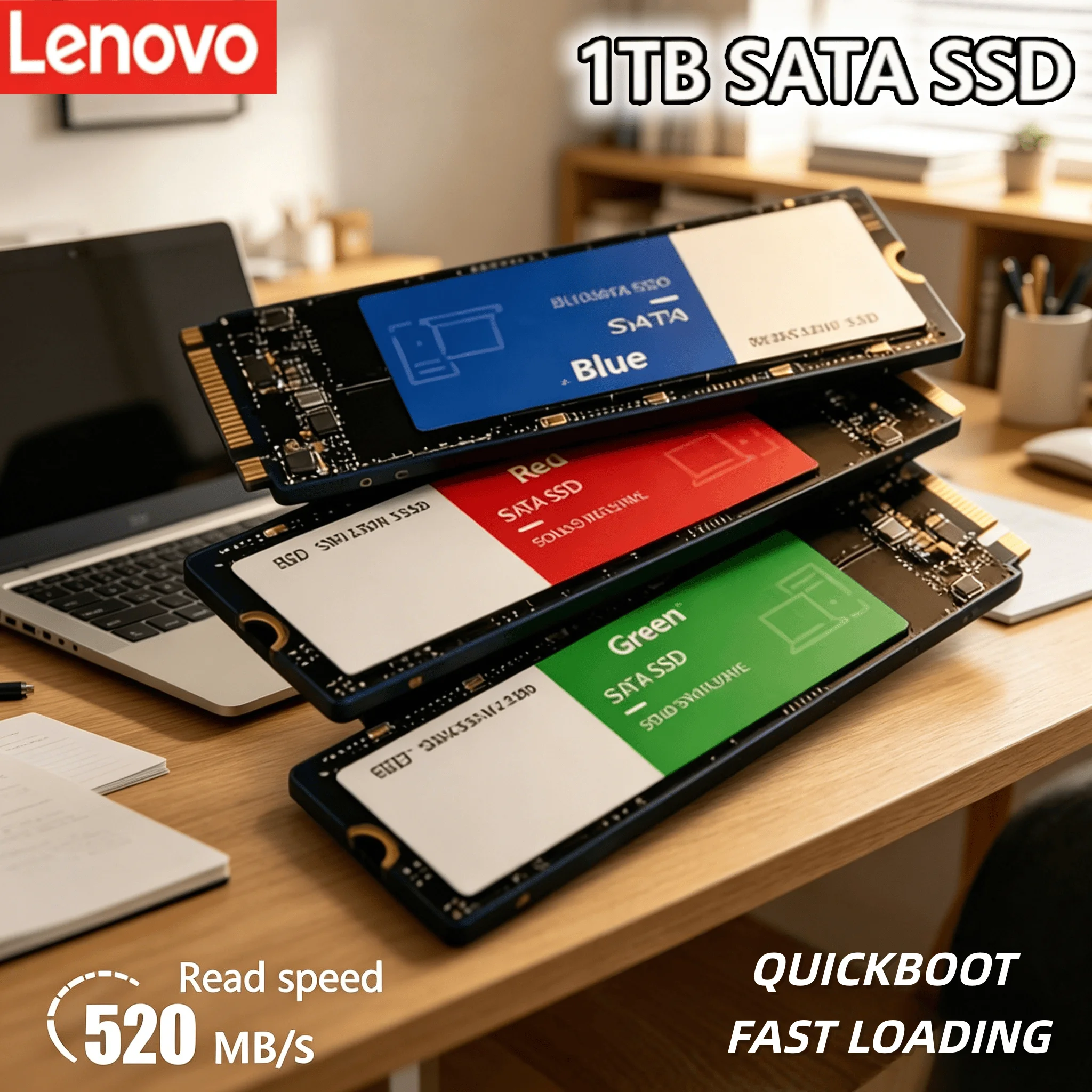 Твердотельный накопитель Lenovo M.2 2280 NVMe SSD 1 ТБ, высокоскоростное внутреннее хранилище для ноутбуков и настольных ПК
Твердотельный накопитель Lenovo M.2 2280 NVMe SSD 1 ТБ, высокоскоростное внутреннее хранилище для ноутбуков и настольных ПК