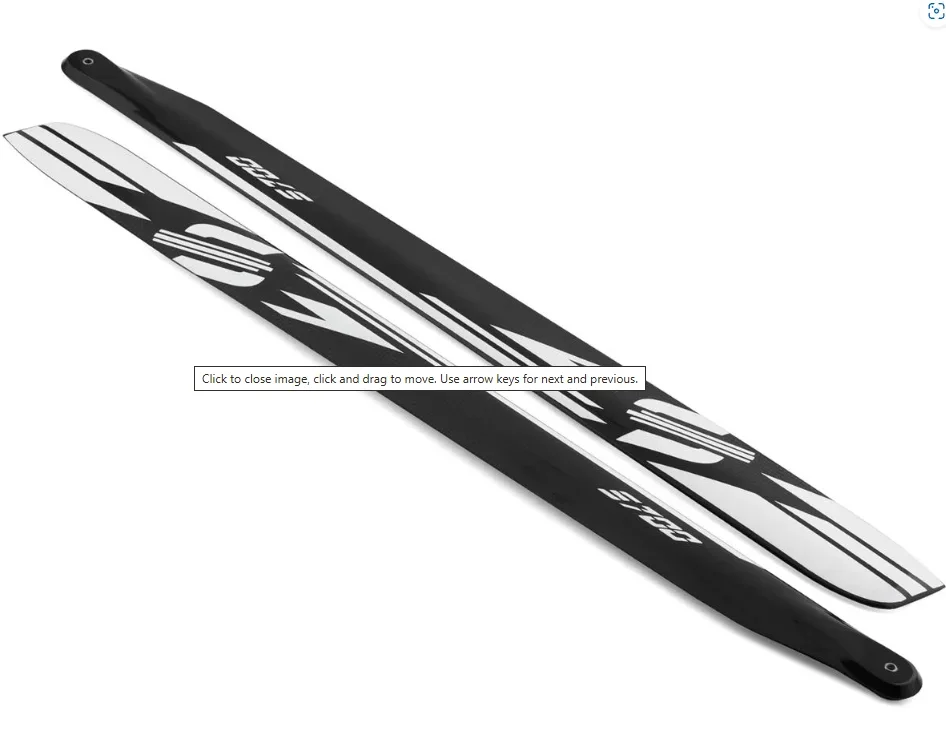 SAB Goblin 700mm "S Line" Carbon Fiber Main Blades
SAB Goblin 700mm "S Line" Carbon Fiber Main Blades