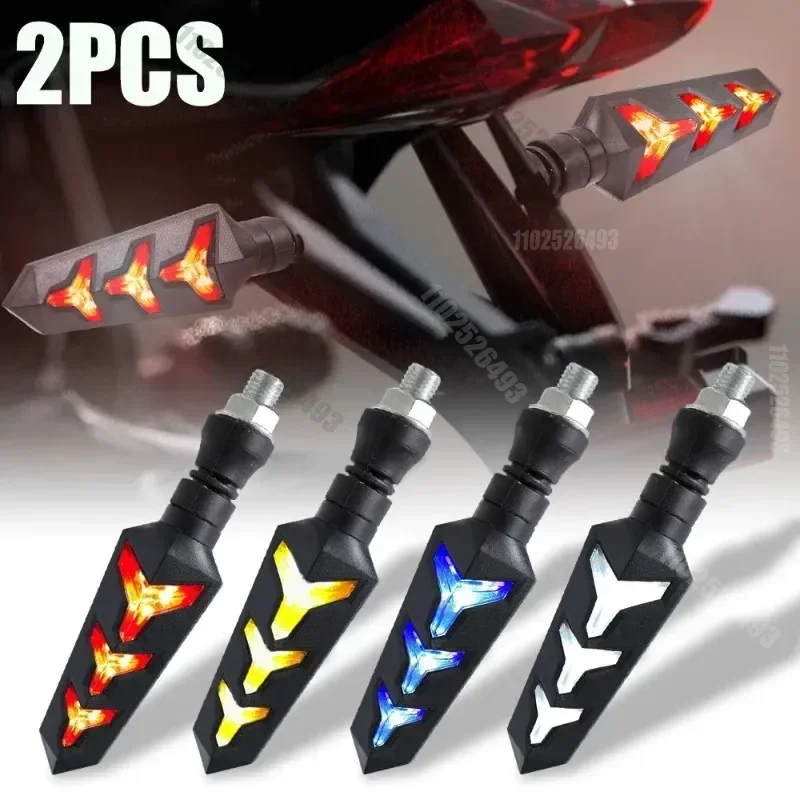 2pcs LED Headlight Double-sided Turn Signal Light-emitting Arrow Two-color Flowing Water Turn Ligh Universal For Motorcycle
2pcs LED Headlight Double-sided Turn Signal Light-emitting Arrow Two-color Flowing Water Turn Ligh Universal For Motorcycle