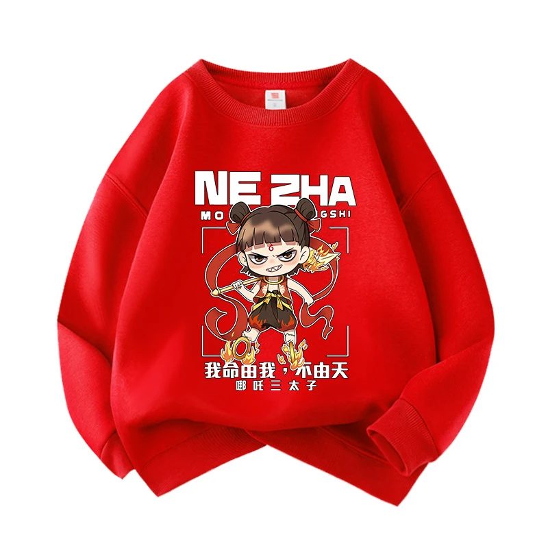 Ne Zha 2 Children'S Round Neck Hoodie 2025 New Anime Top Cartoon Boys And Girls Hoodie Children'S Gift
Ne Zha 2 Children'S Round Neck Hoodie 2025 New Anime Top Cartoon Boys And Girls Hoodie Children'S Gift