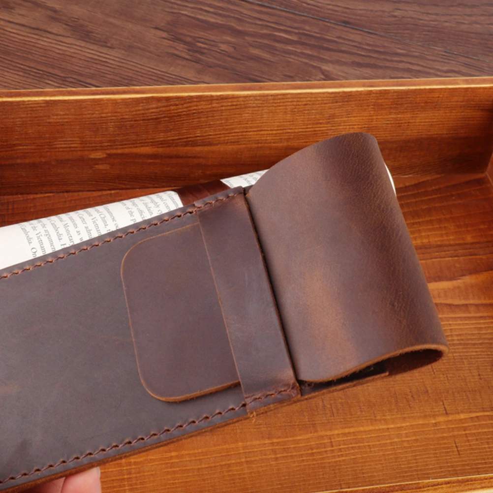 Cowhide Pen Case Hand Stitched Pencil Protective Pouch Storage Bag Writing Tool Organizer Retro Design Genuine
Cowhide Pen Case Hand Stitched Pencil Protective Pouch Storage Bag Writing Tool Organizer Retro Design Genuine