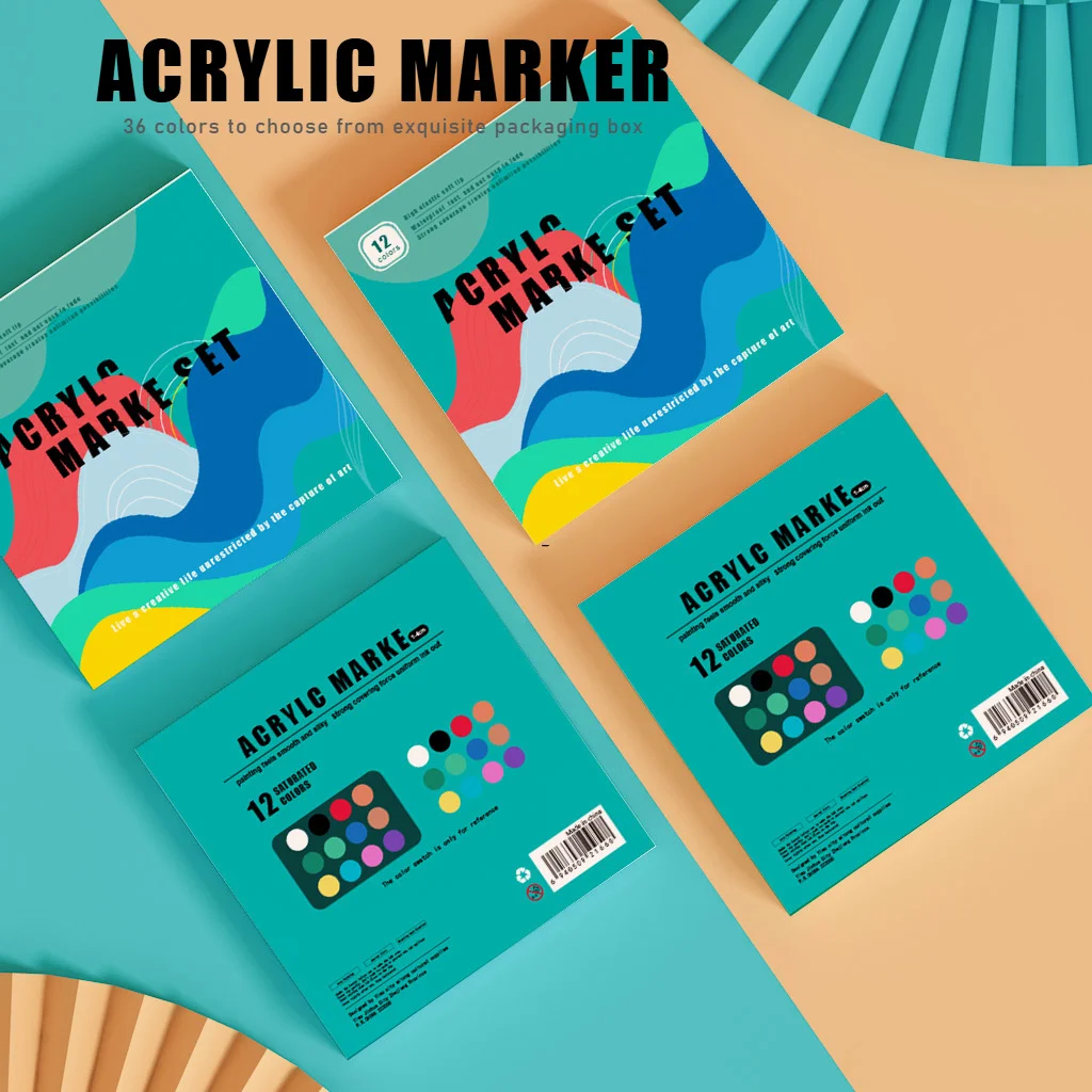 12/24/36Colors/Set Acrylic Markers Pen Paint Art DIY Marker Soft Tip Pen Office Stationery Se School Supply
12/24/36Colors/Set Acrylic Markers Pen Paint Art DIY Marker Soft Tip Pen Office Stationery Se School Supply