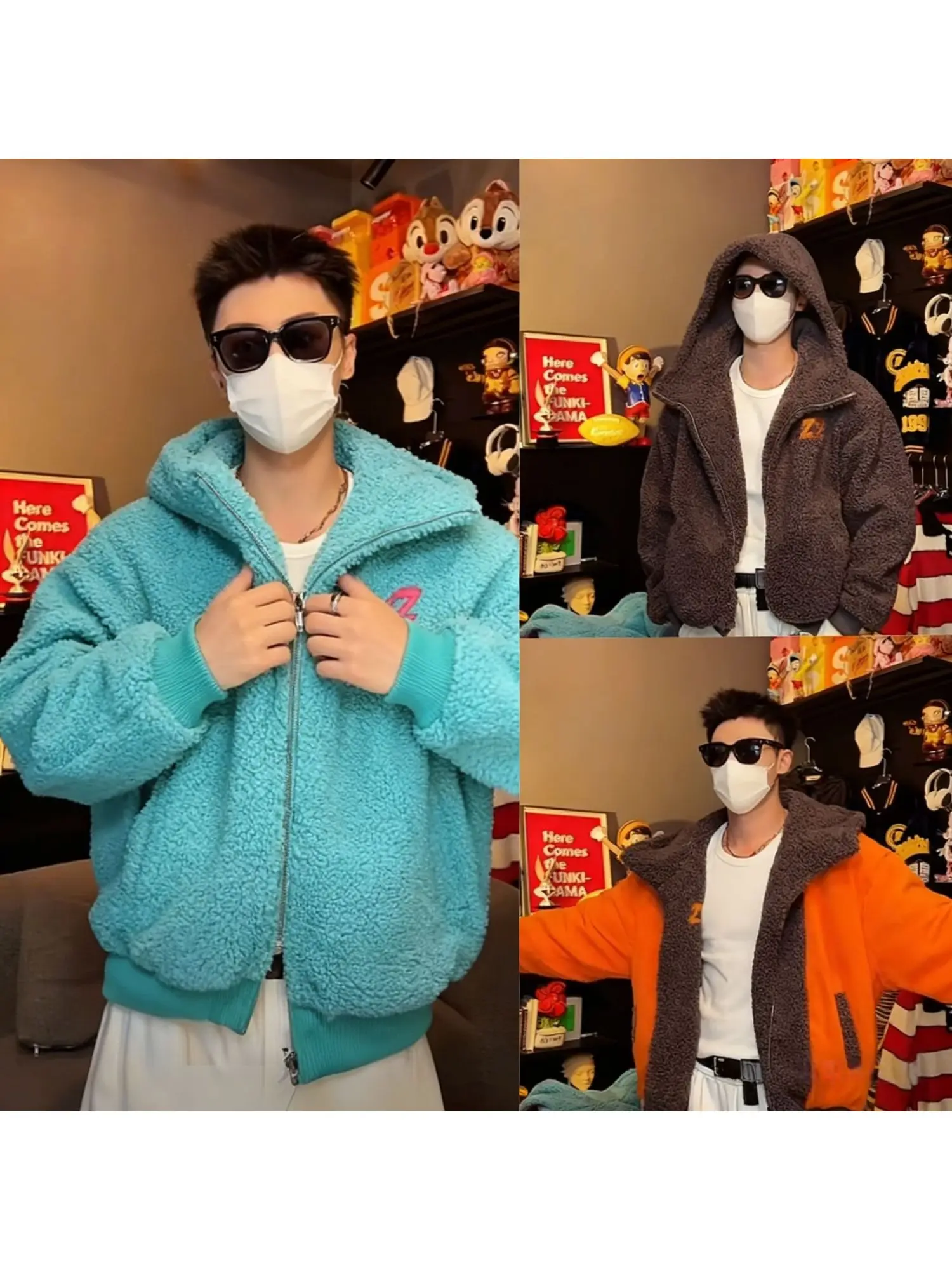 Двусторонняя зимняя куртка с капюшоном и флисовой подкладкой в американском стиле, очень теплая, дышащая, повседневная молодежная верхняя одежда
Двусторонняя зимняя куртка с капюшоном и флисовой подкладкой в американском стиле, очень теплая, дышащая, повседневная молодежная верхняя одежда