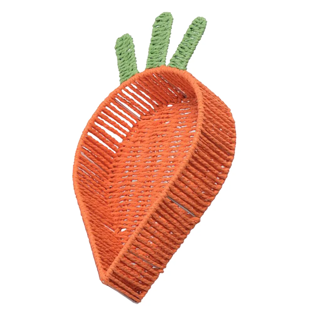 Carrot Storage Basket Fruit Holder for Kitchen Countertop Snack Bathroom Drawer Organizer Trays Paper Rope
Carrot Storage Basket Fruit Holder for Kitchen Countertop Snack Bathroom Drawer Organizer Trays Paper Rope