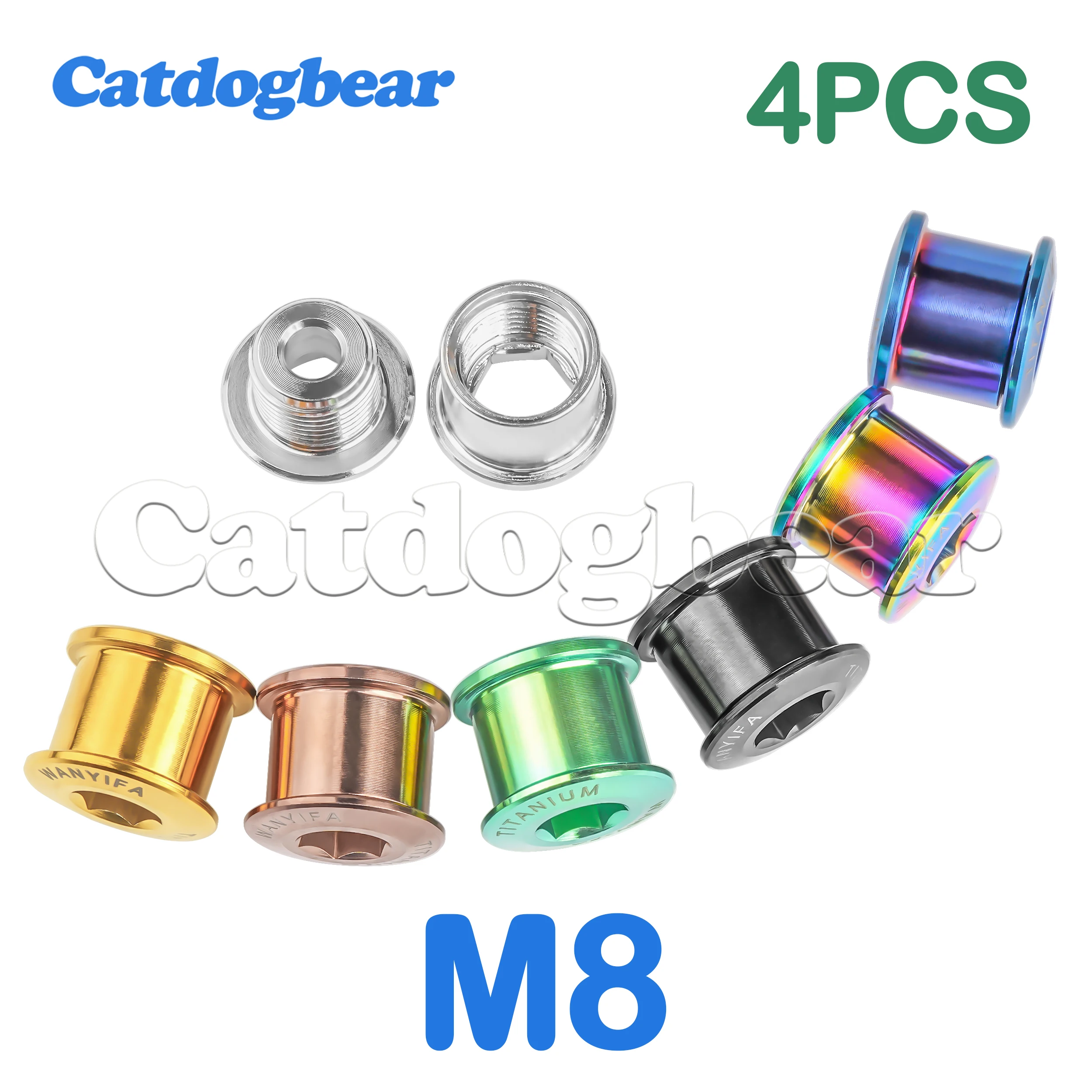 Catdogbear Titanium Bolt M8 Integrated Crankset For Mtb Chainwheel Screws Monoplate
Catdogbear Titanium Bolt M8 Integrated Crankset For Mtb Chainwheel Screws Monoplate