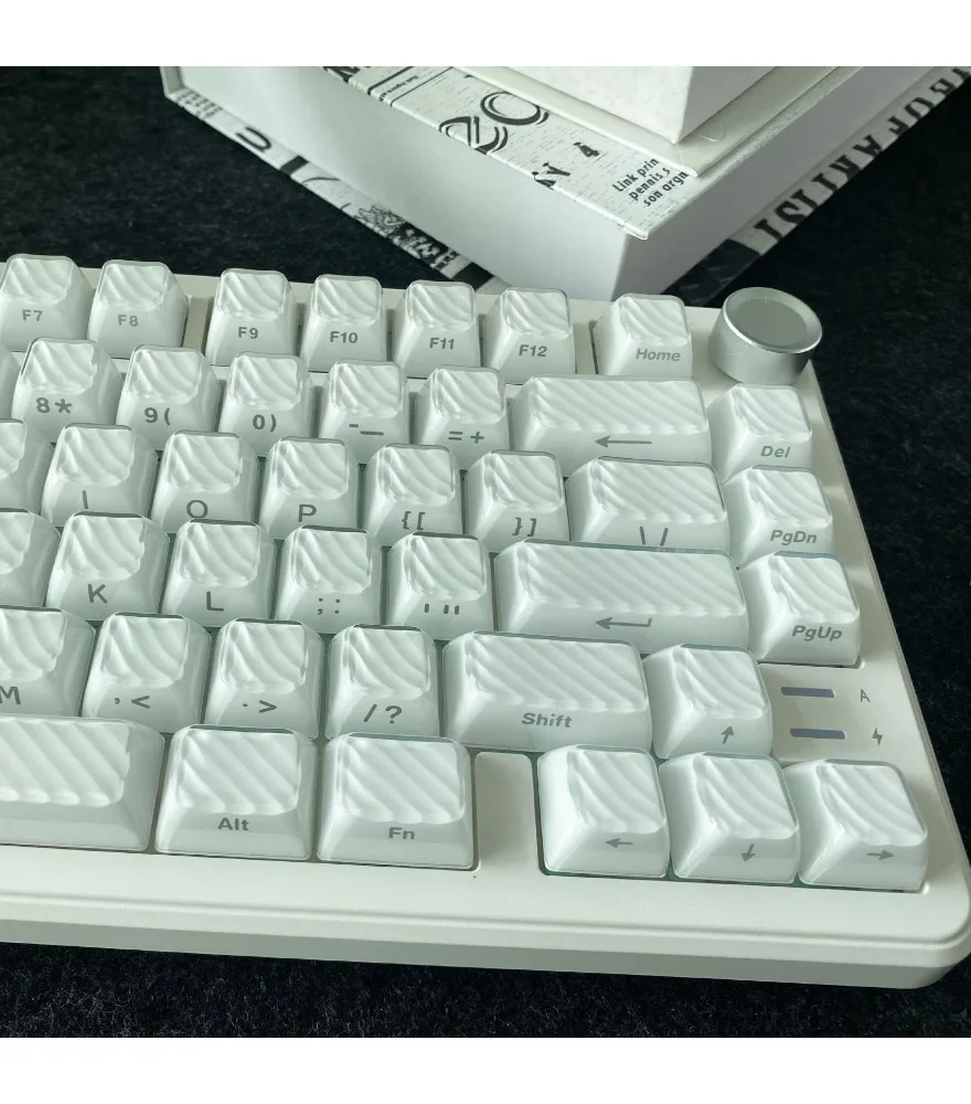 White crystal magic wave two-color side engraved keycap bpt crystal streamline transparent crystal keycap
White crystal magic wave two-color side engraved keycap bpt crystal streamline transparent crystal keycap
