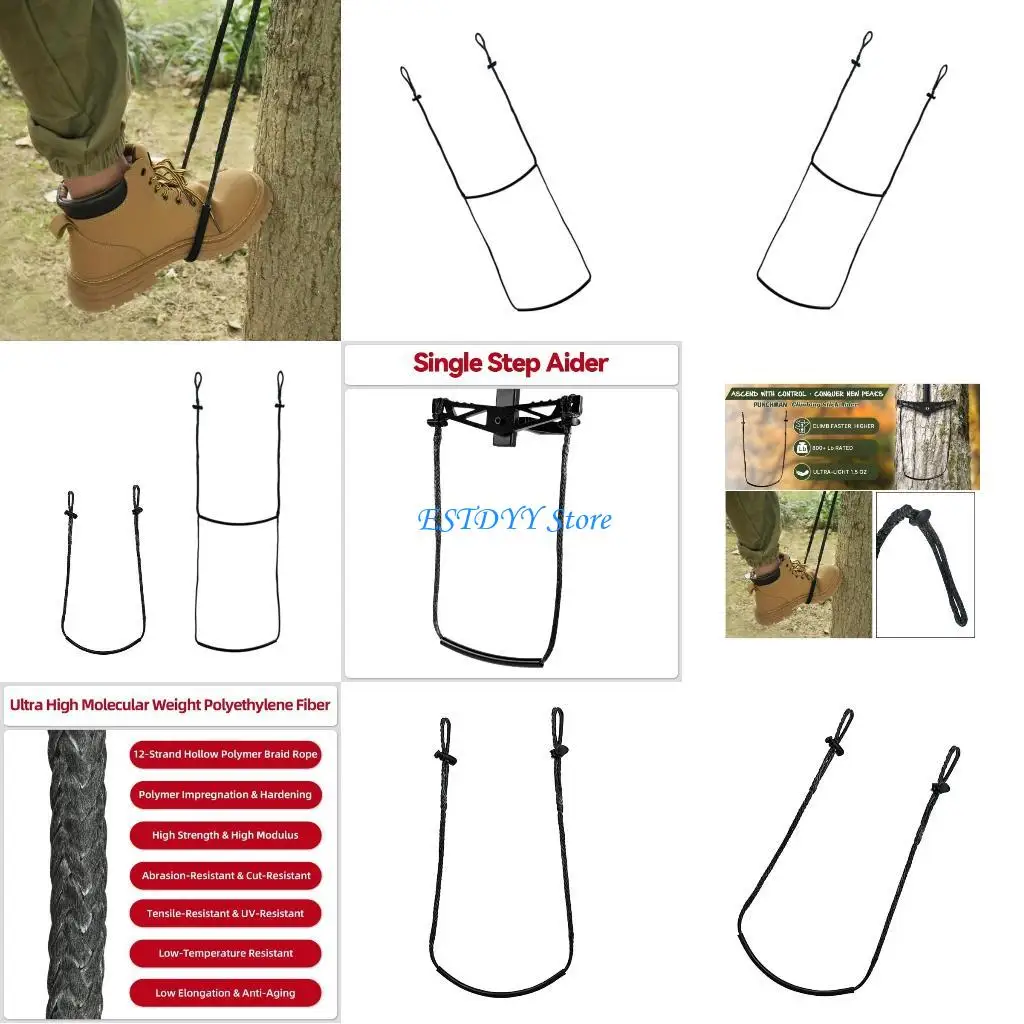 G6DE Secure Tree Step Attachments Rope 800+ Lbs Load Capacity Gear Solution
G6DE Secure Tree Step Attachments Rope 800+ Lbs Load Capacity Gear Solution