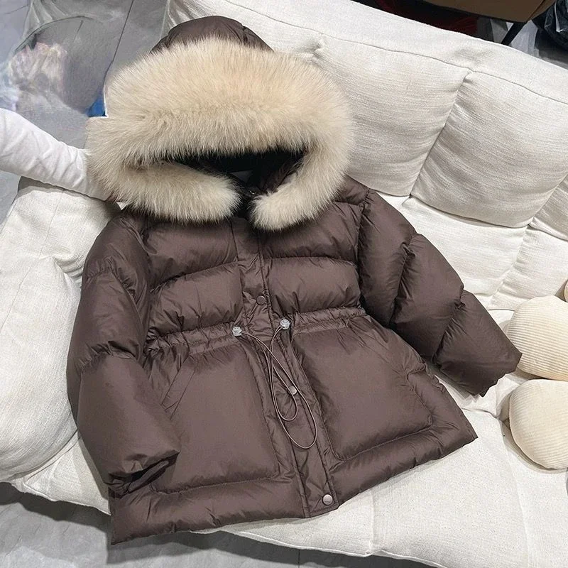Girl Cotton-padded Clothes Autumn 2024 Winter New Hooded Big Fur Collar Loose Coat Casual Simple Fashion Sweet Korean Active
Girl Cotton-padded Clothes Autumn 2024 Winter New Hooded Big Fur Collar Loose Coat Casual Simple Fashion Sweet Korean Active