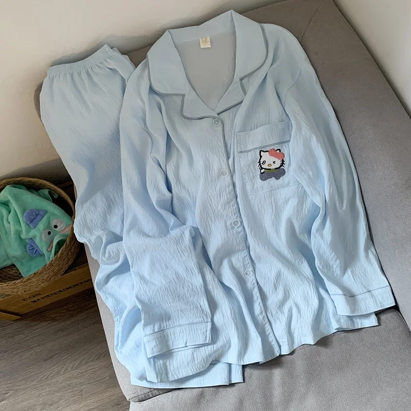 Cute Cartoon Cat Print Plus Size Women's Home Clothes Soft Comfortable Loungewear Hello Kitty Pajamas Korean Reviews Many Pajama
Cute Cartoon Cat Print Plus Size Women's Home Clothes Soft Comfortable Loungewear Hello Kitty Pajamas Korean Reviews Many Pajama