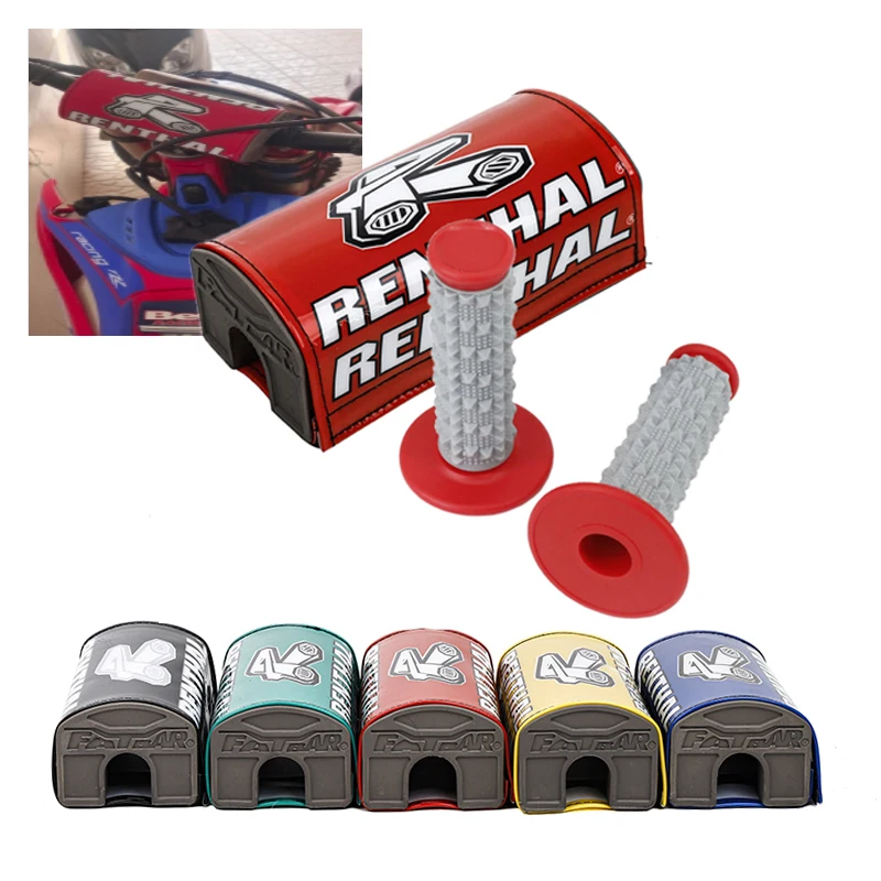 Мотоциклетные ручки с накладкой на руль RENTHAL Fat Bar Chest Cross Fit 1-1/8, ручка для грязи, пит-байк
Мотоциклетные ручки с накладкой на руль RENTHAL Fat Bar Chest Cross Fit 1-1/8, ручка для грязи, пит-байк