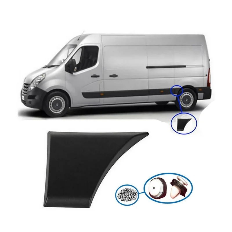 For Renault Master MK3 Movano B MK2 NISSAN Interstar NV400 10-20 768F20004R 768F30004R Moulding Strip Rear Panel Left/Right Side 
For Renault Master MK3 Movano B MK2 NISSAN Interstar NV400 10-20 768F20004R 768F30004R Moulding Strip Rear Panel Left/Right Side