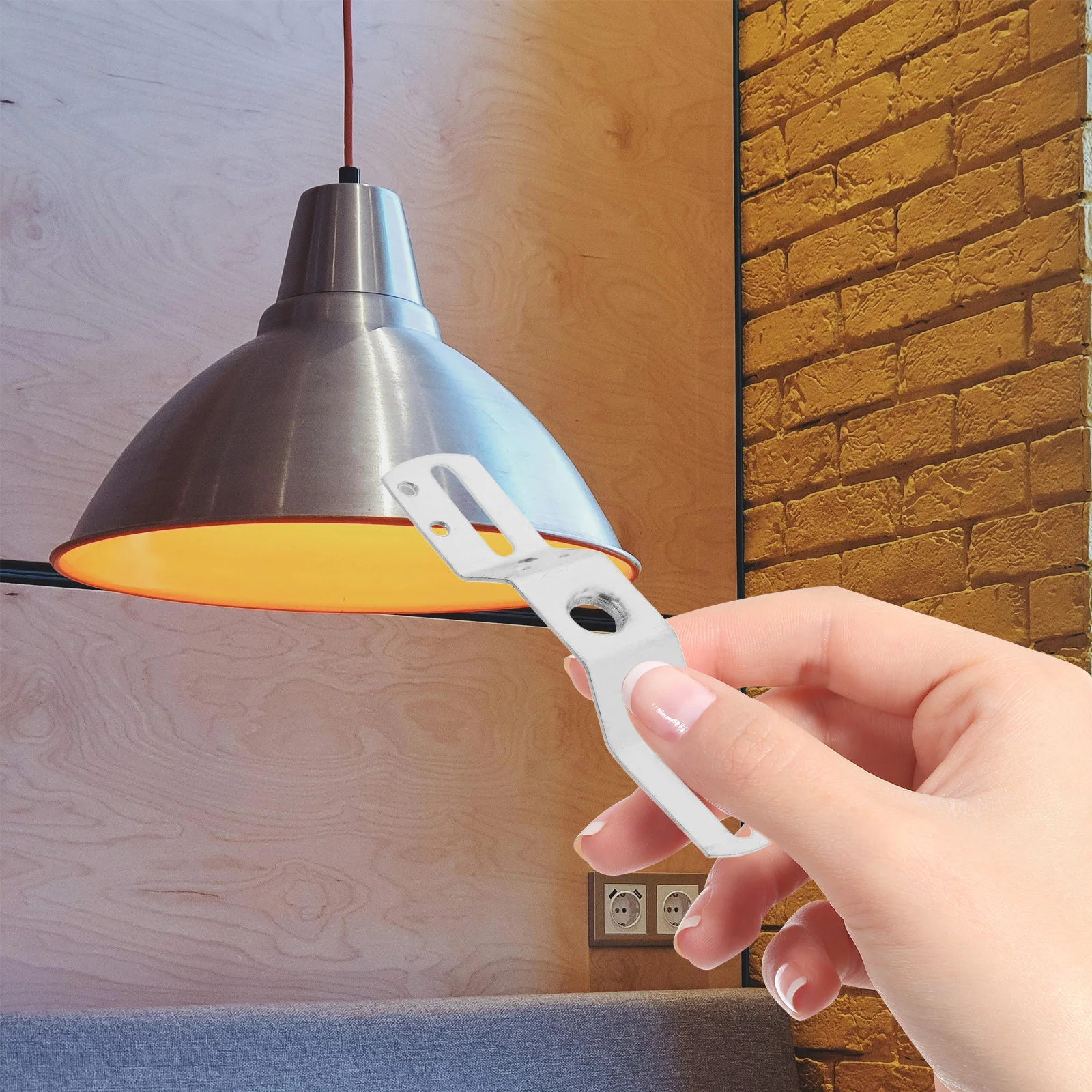 10pcs Durable Galvanized Iron Vshaped Bracket Lighting Hardware Accessories for Pendant Lamp Ceiling Plate Installation
10pcs Durable Galvanized Iron Vshaped Bracket Lighting Hardware Accessories for Pendant Lamp Ceiling Plate Installation