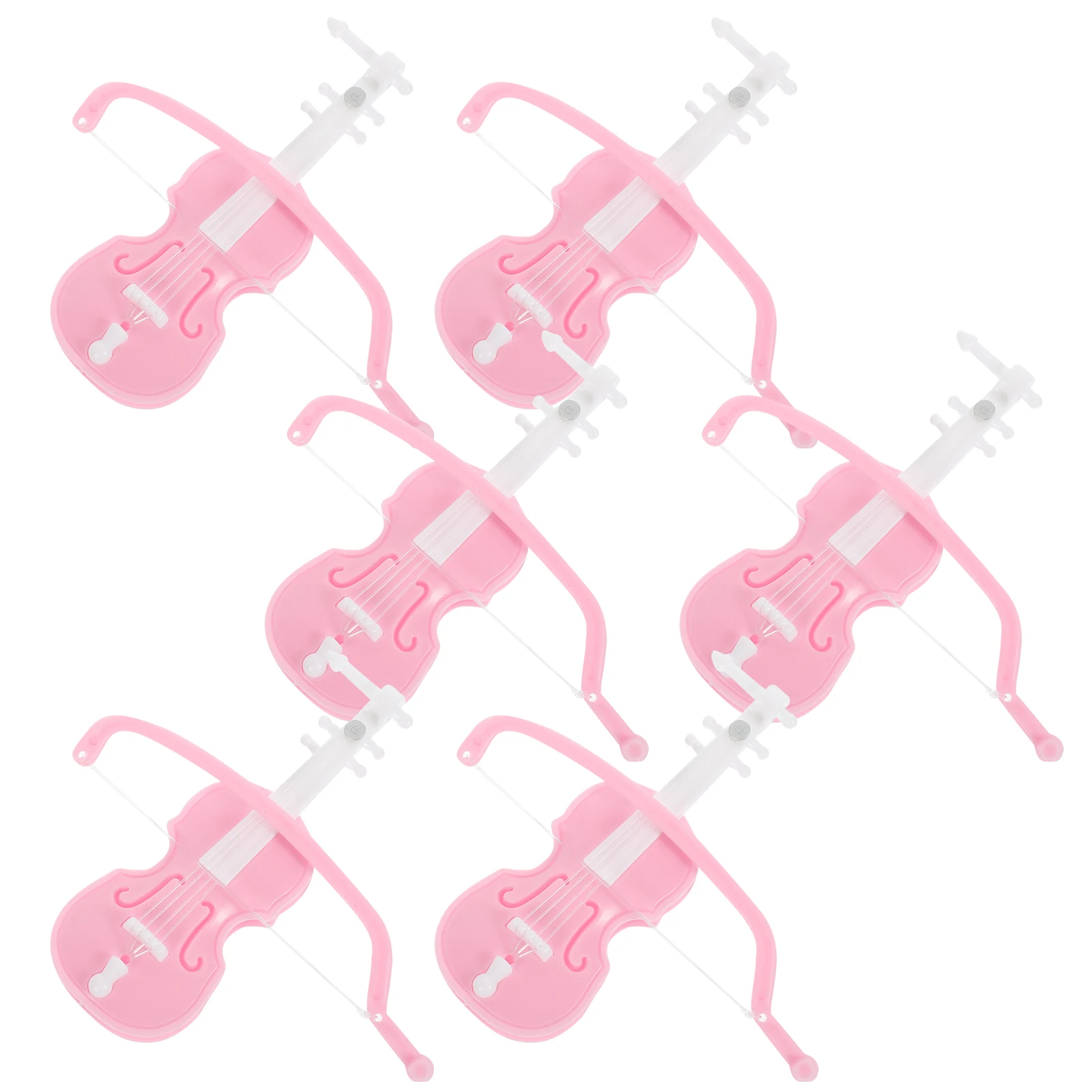 6pcs Violin Decorative Model Plastic House Accessories Retro Christmas Ornament Decorative Violin Model Pink Small
6pcs Violin Decorative Model Plastic House Accessories Retro Christmas Ornament Decorative Violin Model Pink Small