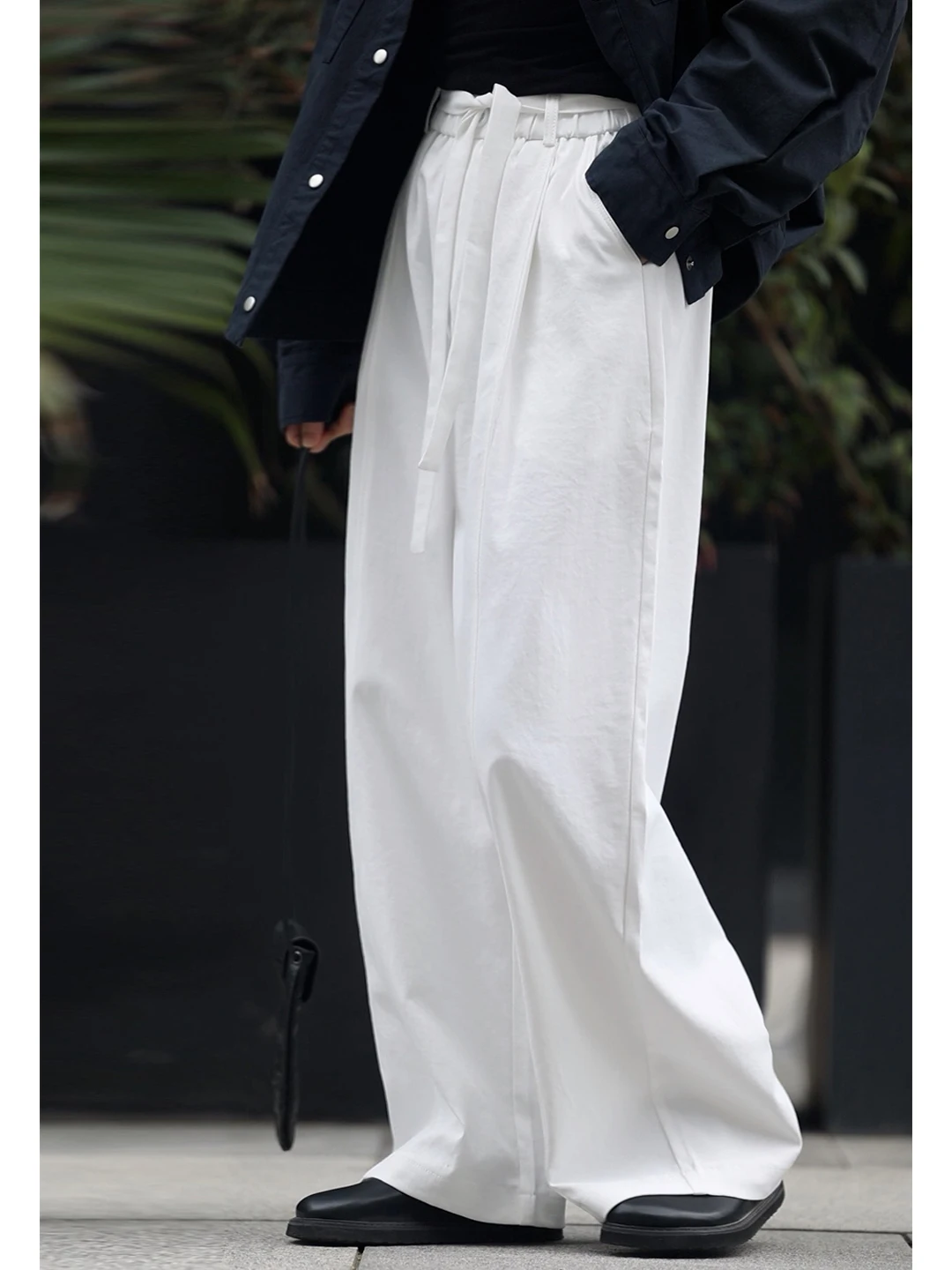 White Slimming Drapey Wide Leg Pants Women's Cotton Loose Versatile Spring Summer Thin Long Straight Casual Loose Fit
White Slimming Drapey Wide Leg Pants Women's Cotton Loose Versatile Spring Summer Thin Long Straight Casual Loose Fit