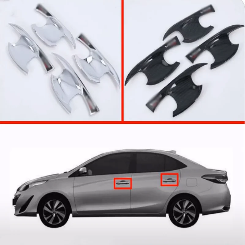 Car Accessories Exterior Decoration ABS Chrome Door Handle Bowl Cover Trims For Toyota Vios 2019 Car-styling
Car Accessories Exterior Decoration ABS Chrome Door Handle Bowl Cover Trims For Toyota Vios 2019 Car-styling